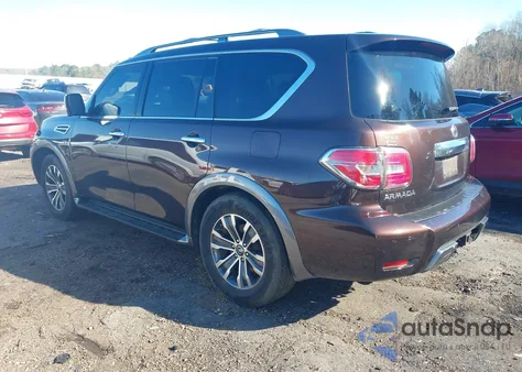 2019 Nissan Armada Sl from USA, damaged, VIN JN8AY2ND3KX008323